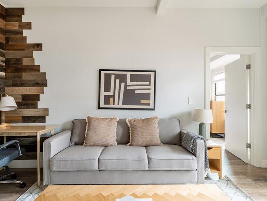 Home Office, Interior, Wood Texture Flooring