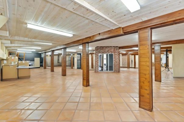 Interior, Stone Walls, Wooden Ceilings