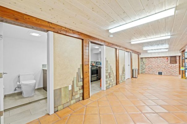 Bathroom, Empty room, Interior, Stone Walls, Wooden Beams, Wooden Ceilings