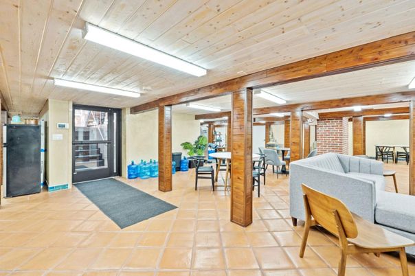 Interior, Stone Walls, Wooden Ceilings