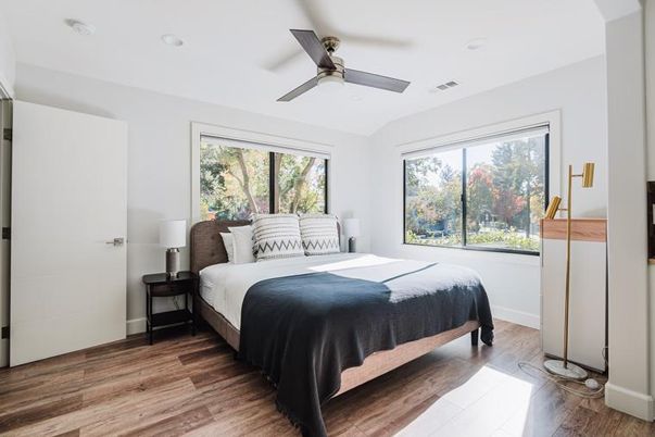 Bedroom, Interior, Wood Texture Flooring