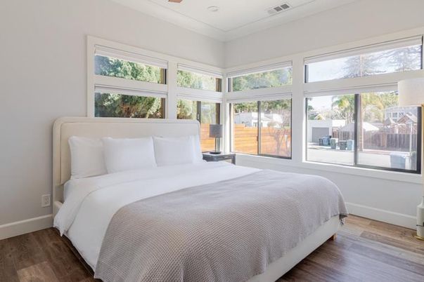 Bedroom, Interior, Wood Texture Flooring