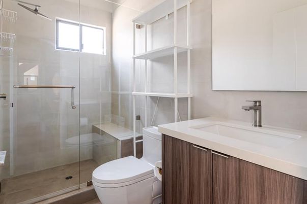 Bathroom, Glass Shower, Interior