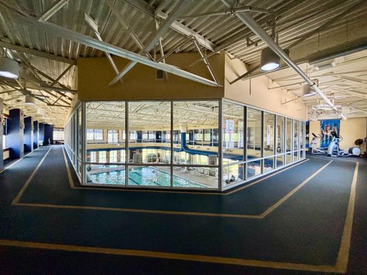 Fitness Equipment, Interior, Stone Walls