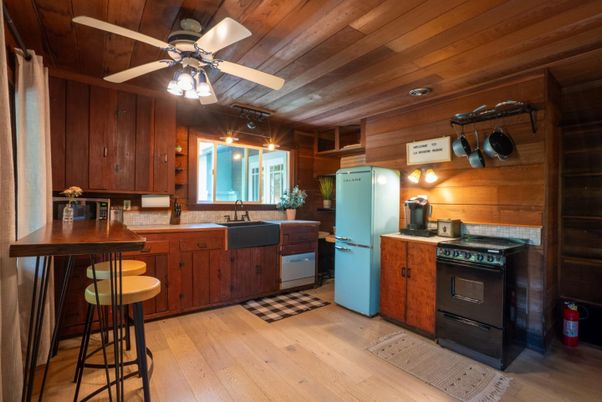 Interior, Kitchen, Wooden Ceilings, Wood Texture Flooring, Wooden Walls