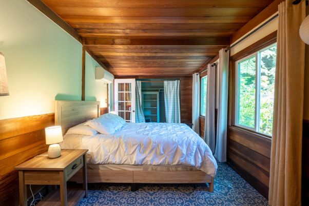 Bedroom, Interior, Wooden Ceilings, Wooden Walls
