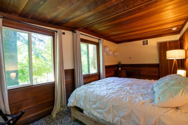 Bedroom, Interior, Wooden Ceilings