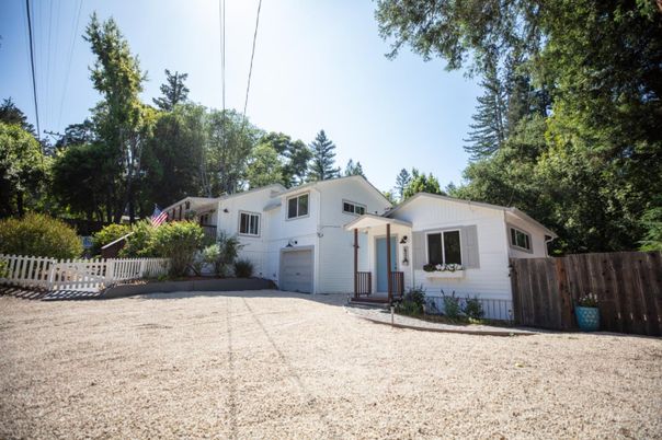 Attached, Backyard, Exterior, Facade, Farmhouse