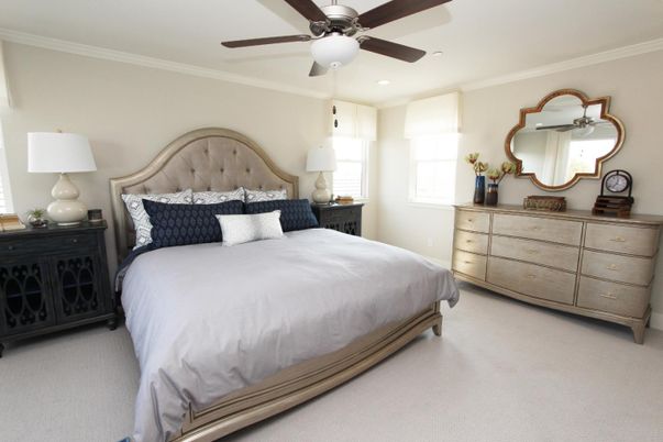 Bedroom, Interior, Recessed Lighting