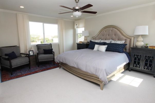 Bedroom, Interior, Recessed Lighting