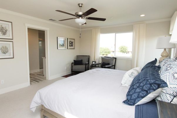 Bedroom, Interior, Recessed Lighting