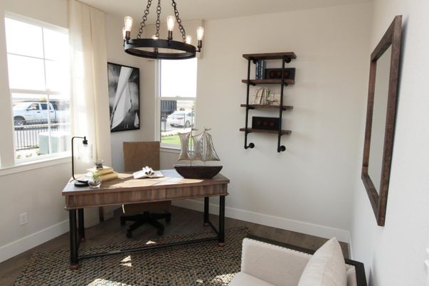 Chandelier, Home Office, Interior, Pendant Lights