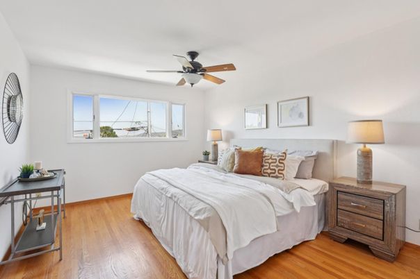 Bedroom, Interior, Wood Texture Flooring