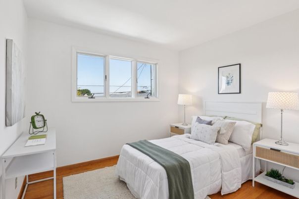 Bedroom, Interior, Wood Texture Flooring