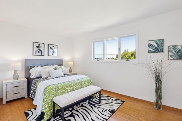 Bedroom, Interior, Wood Texture Flooring
