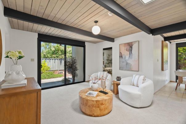 Interior, Living room, Wooden Ceilings