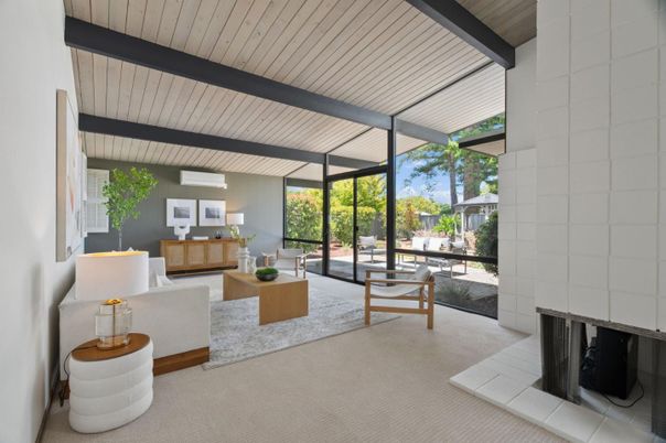 Fireplace, Interior, Living room, Sun Room