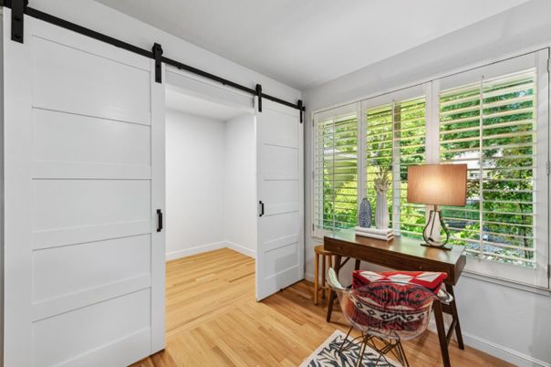 Home Office, Interior, Wood Texture Flooring