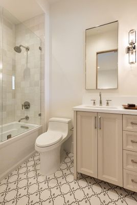 Bathroom, Glass Shower, Interior