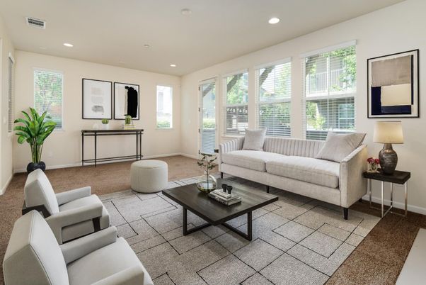 Interior, Living room, Recessed Lighting
