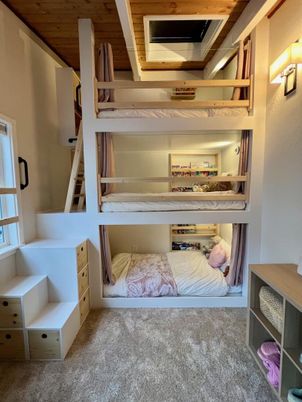 Bedroom, Interior, Wooden Ceilings