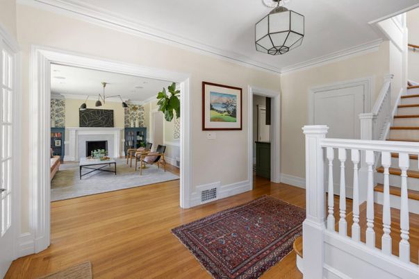 Fireplace, Interior, Wood Texture Flooring