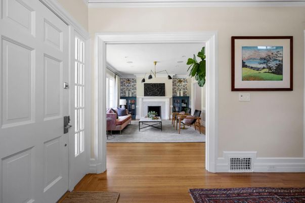 Fireplace, Interior, Living room, Wood Texture Flooring