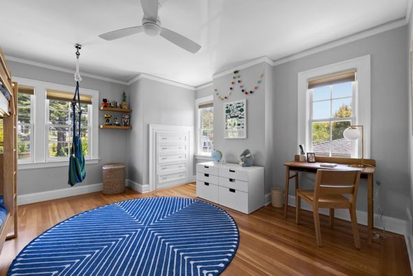 Home Office, Interior, Wood Texture Flooring