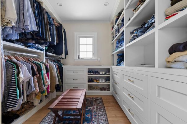 Interior, Walk-in Closets, Wood Texture Flooring