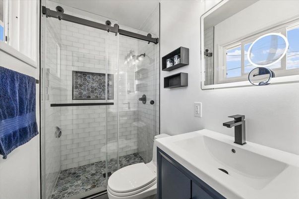 Bathroom, Glass Shower, Interior