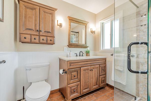 Bathroom, Glass Shower, Interior