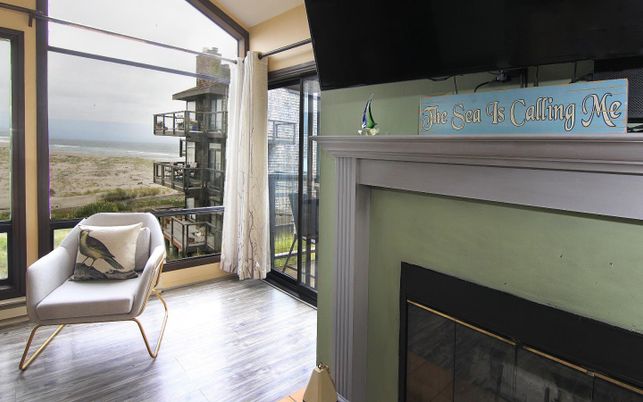 Fireplace, Interior, Water, Wood Texture Flooring