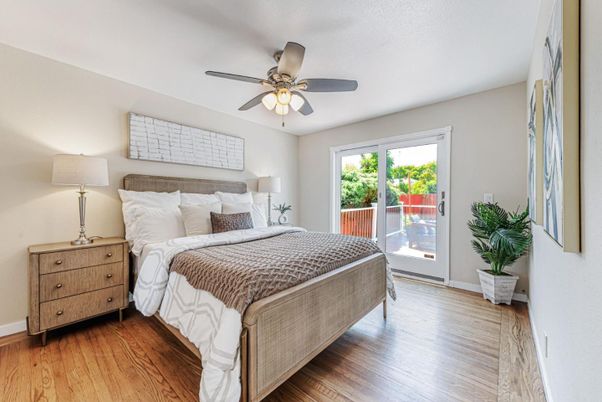 Bedroom, Interior, Wood Texture Flooring