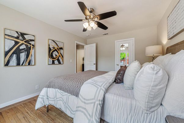 Bedroom, Interior, Wood Texture Flooring