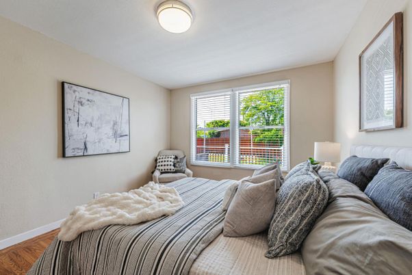 Bedroom, Interior, Wood Texture Flooring