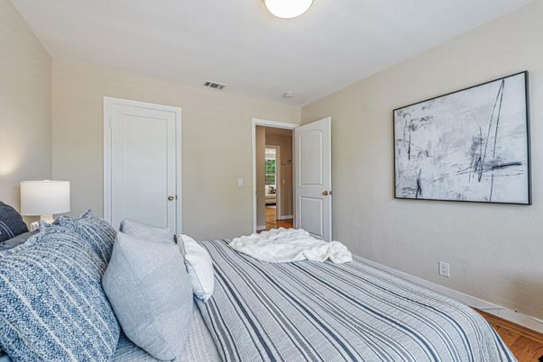 Bedroom, Interior, Wood Texture Flooring
