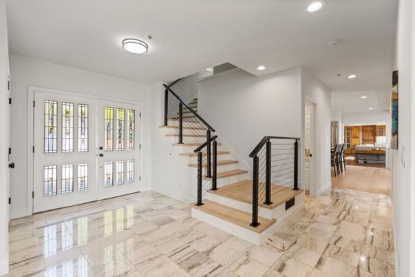 Interior, Marble, Recessed Lighting