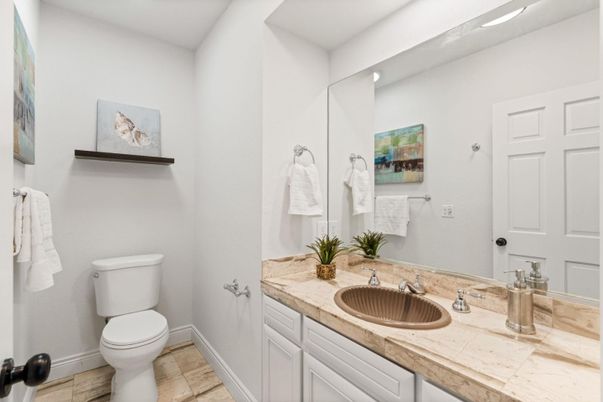 Bathroom, Dual Sink Vanities, Interior, Tile Countertops