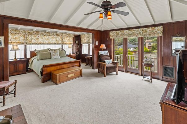 Bedroom, Interior, Wooden Walls