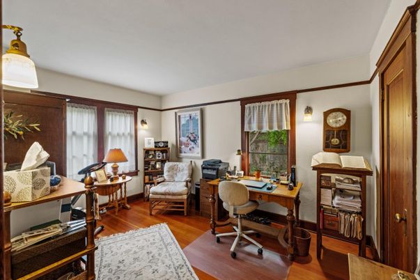 Home Office, Interior, Wood Texture Flooring