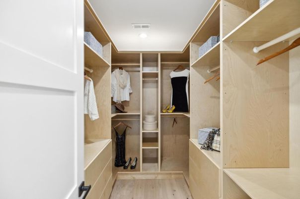 Interior, Recessed Lighting, Walk-in Closets, Wood Texture Flooring