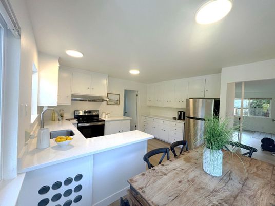 Interior, Kitchen, Recessed Lighting, Stainless Steel Appliances