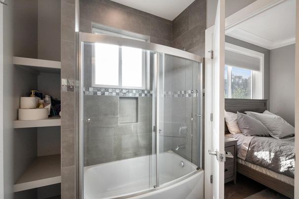 Bathroom, Bedroom, Glass Shower, Interior