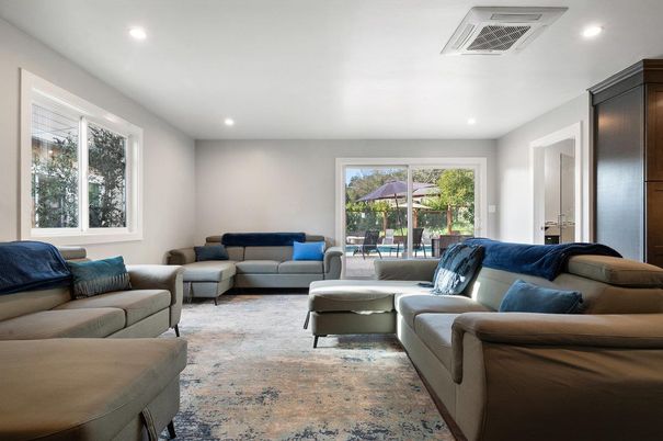 Interior, Living room, Recessed Lighting