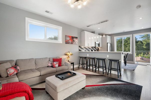 Interior, Kitchen, Living room, Recessed Lighting