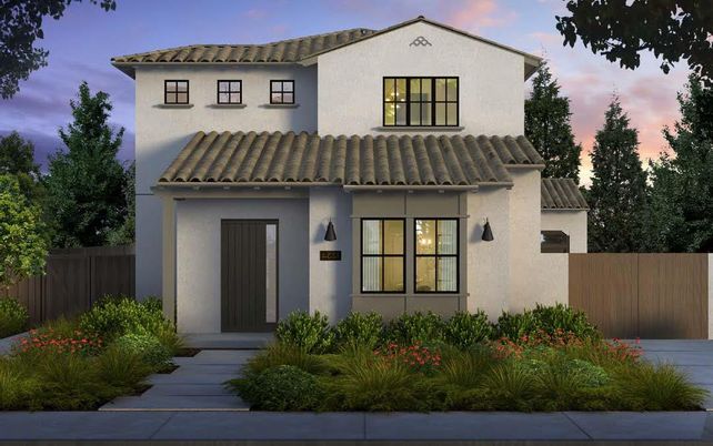 Exterior, Facade, Spanish Mediterranean