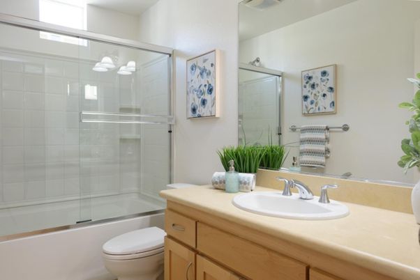 Bathroom, Glass Shower, Interior