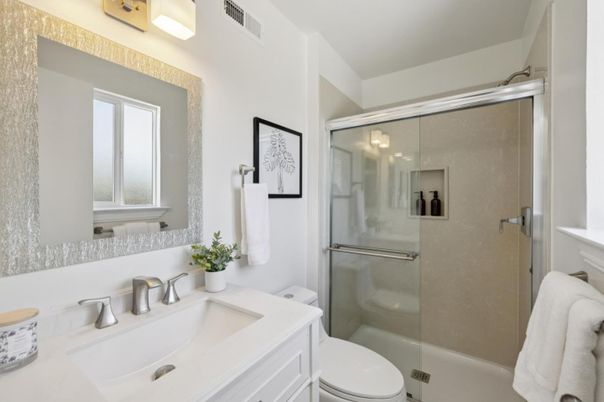 Bathroom, Glass Shower, Interior