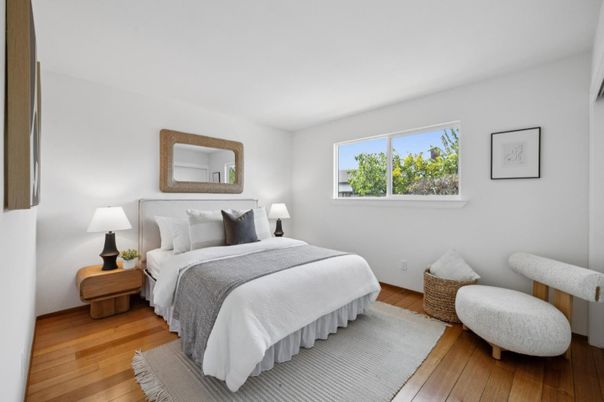 Bedroom, Interior, Wood Texture Flooring