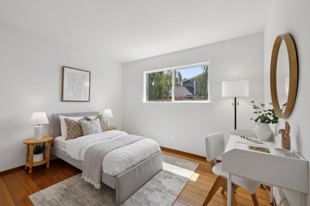 Bedroom, Interior, Wood Texture Flooring